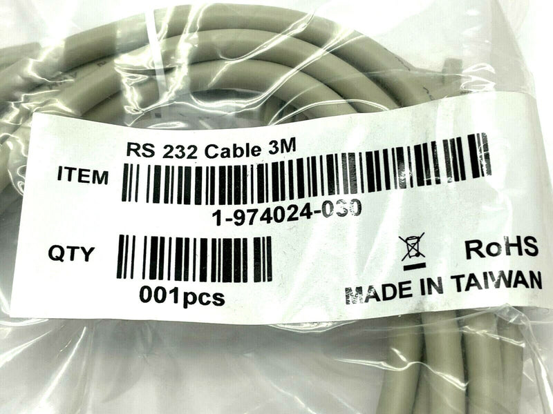 Honeywell Intermec 1-974024-030 Serial Extension Cable RS232 DB9F-DB9M 3m - Maverick Industrial Sales