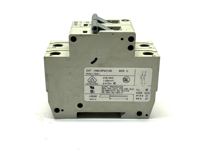 Allen Bradley 1492-SP2C130 Ser. C Miniature Circuit Breaker 2-Pole 13A - Maverick Industrial Sales