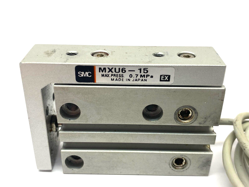 SMC MXU6-15 Pneumatic Guide Cylinder - Maverick Industrial Sales