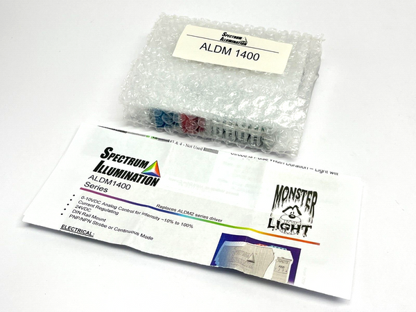 Spectrum Illumination ALDM1400 Analog LED Driver Module 0-10VDC - Maverick Industrial Sales