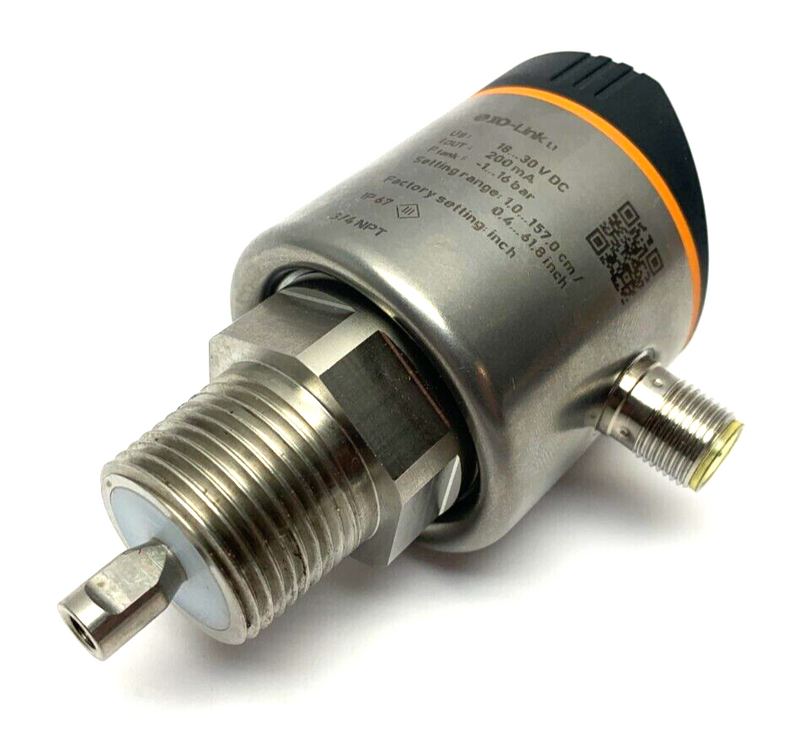 ifm LR3300 Electronic Level Sensor 3/4" NPT 4-Pin - Maverick Industrial Sales