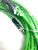 Keyence OP-88450 M8 male RJ45 Ethernet cable 10 m - Maverick Industrial Sales