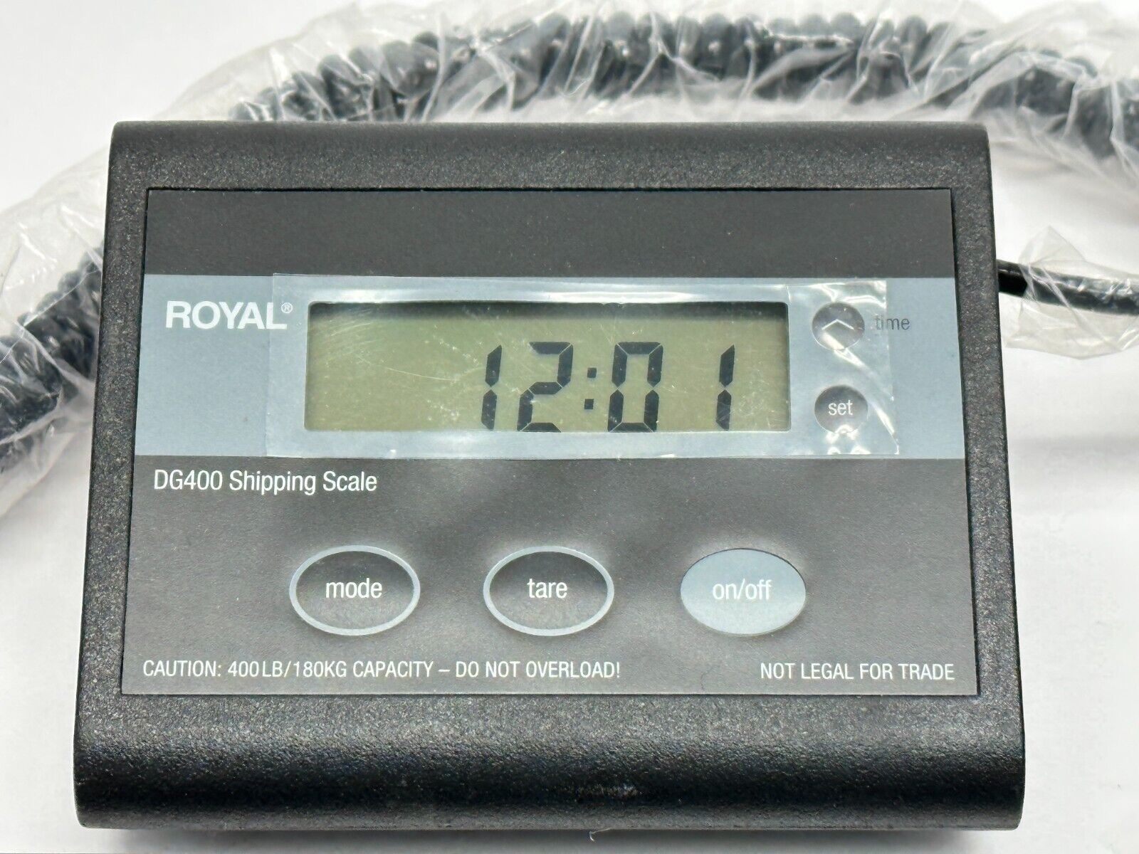 Royal DG400 Shipping Scale 400lb/180kg Capacity 0.1lb/0.05kg Accuracy - Maverick Industrial Sales
