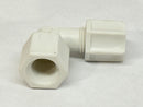 JACO 45-5-4-P-O Polypropylene Female Elbow 5/16 OD Tube x 1/4 FPT LOT OF 8 - Maverick Industrial Sales