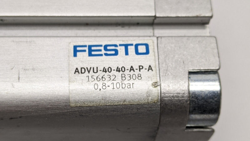 Festo ADVU-40-40-A-P-A Compact Cylinder 40mm Bore 40mm Stroke 156632 - Maverick Industrial Sales