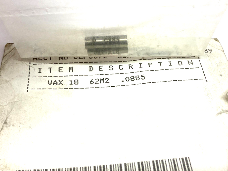 Dayton Progress VAX 18 62M2 Blank Die Punch Button .0885 PKG OF 2 - Maverick Industrial Sales