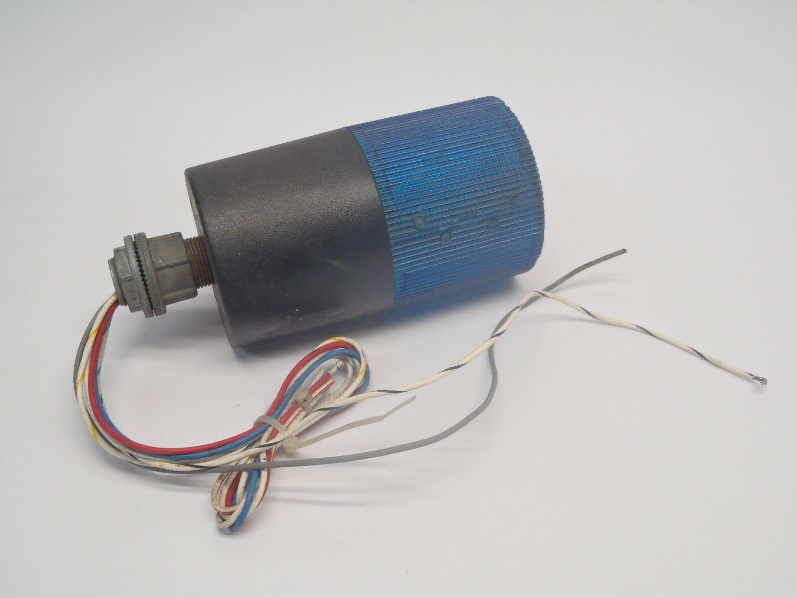 Federal Signal Litestak LSL-120A Blue w/ Base - Maverick Industrial Sales