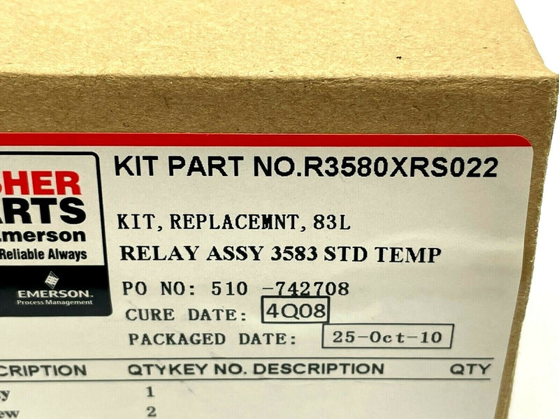 Emerson Fisher R3580XRS022 Relay Assembly Replacement Kit - Maverick Industrial Sales