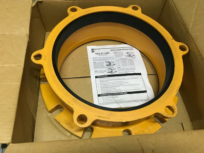 Romac Industries FCA501-14.10 Flanged Coupling Adapter 12" In Complete Shop Coat - Maverick Industrial Sales