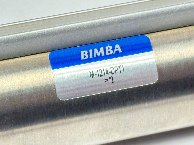 Bimba M-1214-DPT1 Pneumatic Cylinder 1-1/4" Bore 14" Stroke 7/16-20 UNF-2A Rod - Maverick Industrial Sales