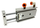 SMC CXSM10-25 Dual Rod Guided Pneumatic Cylinder 10mm Bore 25mm Stroke - Maverick Industrial Sales