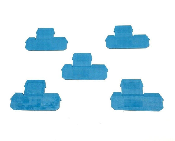 Phoenix Contact D-MBKKB 2,5 BU Terminal Block End Cover Blue 1413081 LOT OF 5 - Maverick Industrial Sales