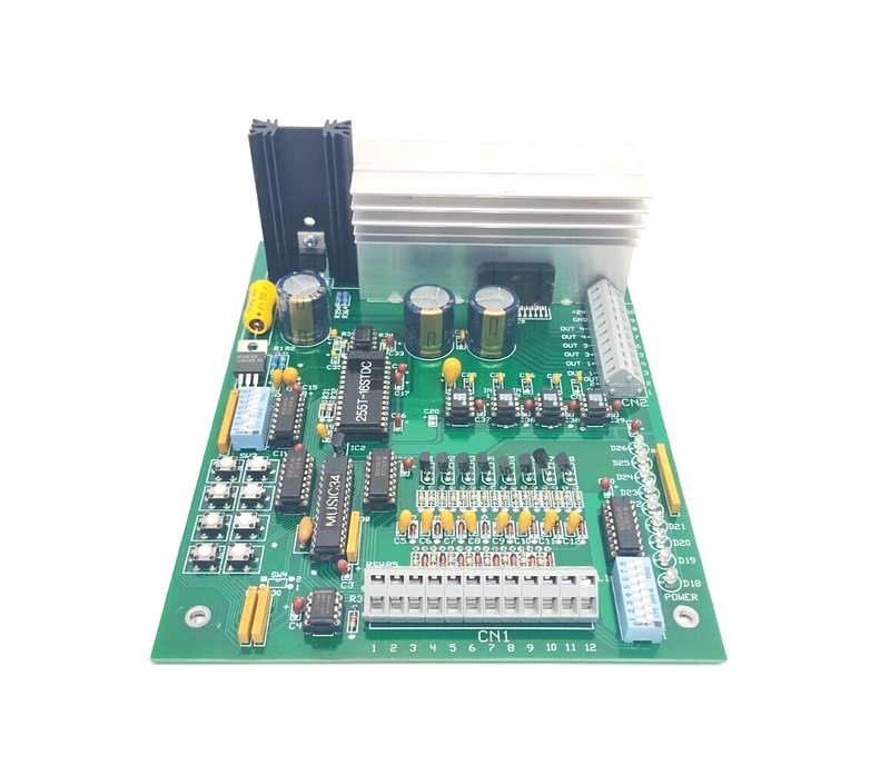 Electro-Matic EMMB2PCA4-A01 MUSIC22.PCB Ver. 1 Music Board 255T-16STDC MUSIC34 - Maverick Industrial Sales