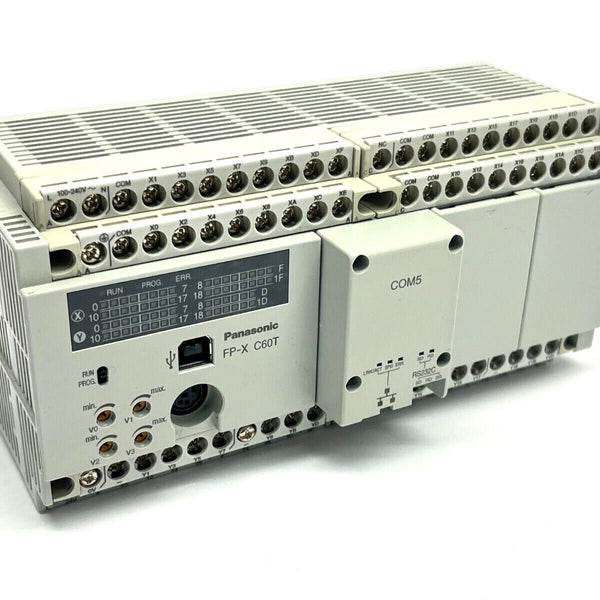 Panasonic AFPX-C60T FP-X C60T Control Unit w/ AFPX-COM5