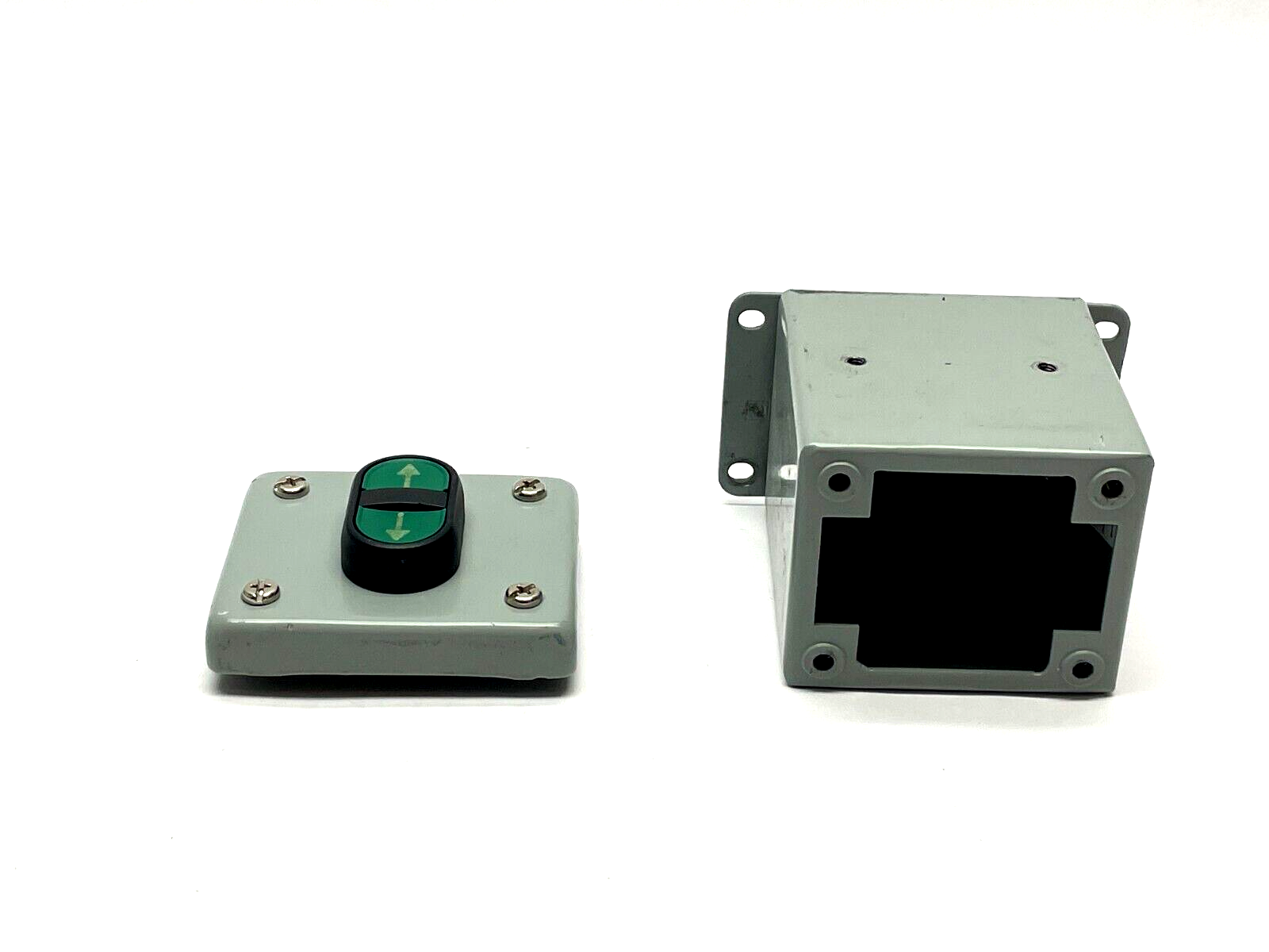 Hoffman E1PBGXM Pushbutton Enclosure w/ Up/Down Pushbutton - Maverick Industrial Sales