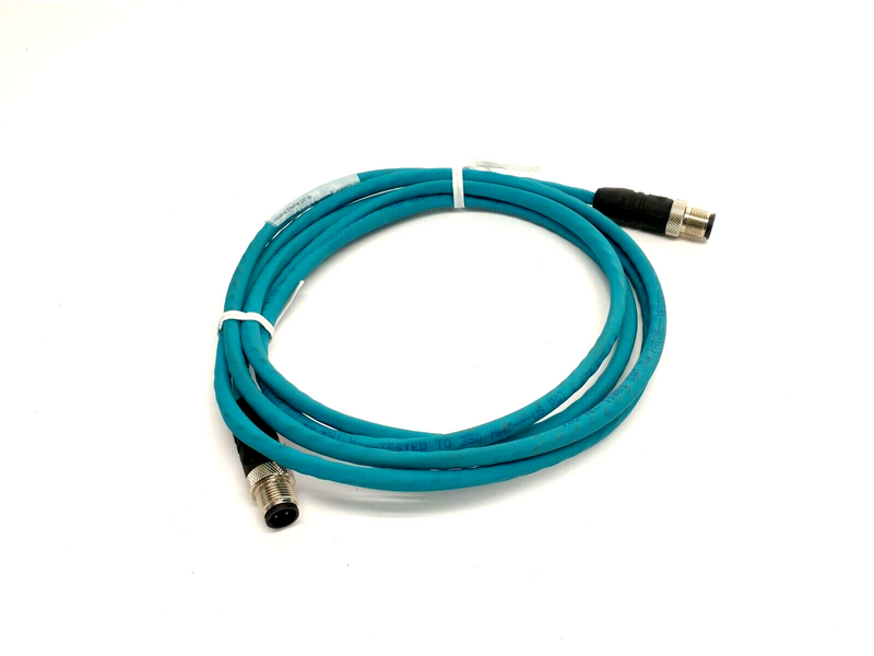 Lumberg Automation 0985 806 100/2M EtherNet/IP Male M12 4-Pin Cordset 900004056 - Maverick Industrial Sales