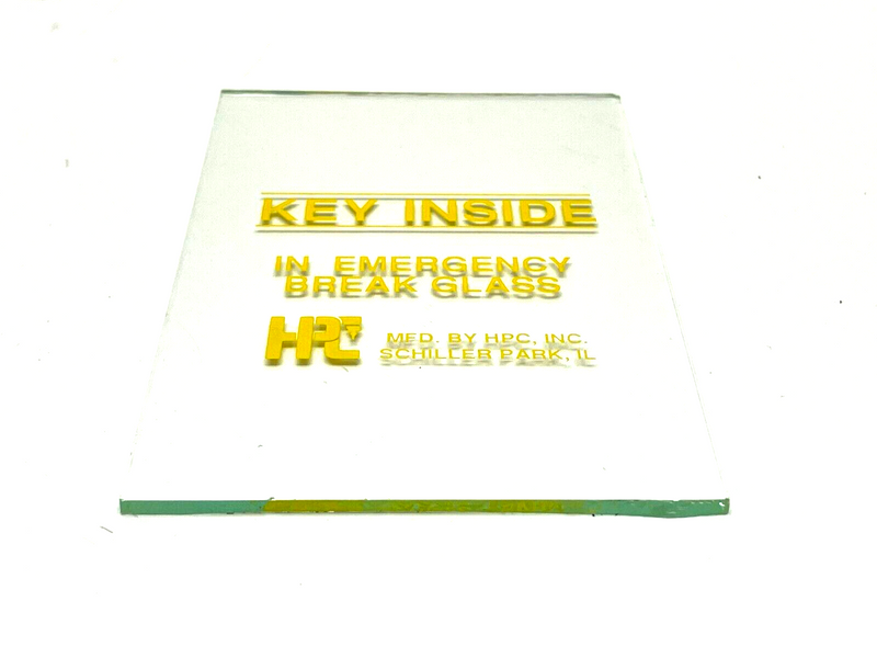 HPC Key Inside Break Glass LOT OF 2 - Maverick Industrial Sales