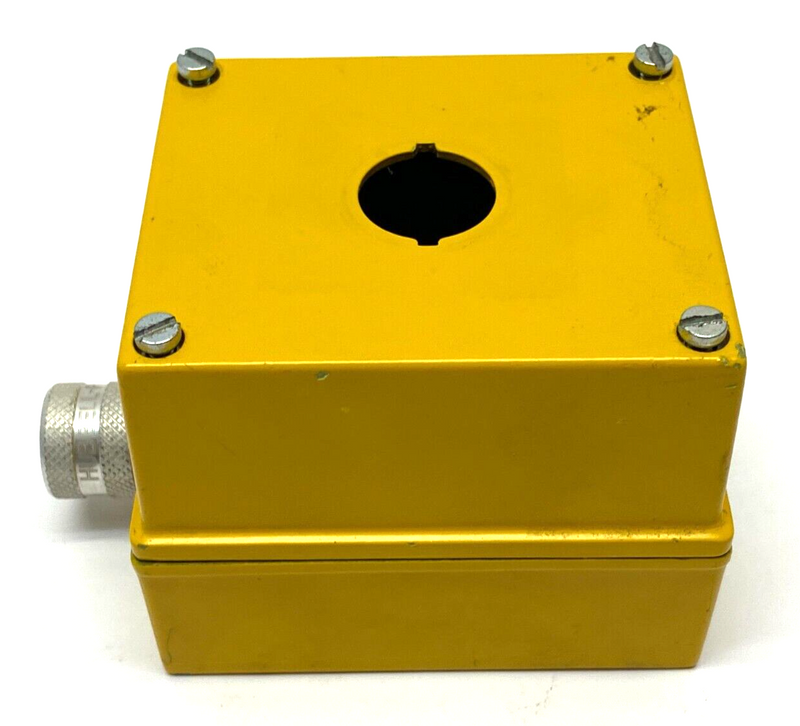 Allen Bradley 800F-1MYP Ser. A Cast Aluminum Enclosure 1-Hole 22.5mm Yellow - Maverick Industrial Sales