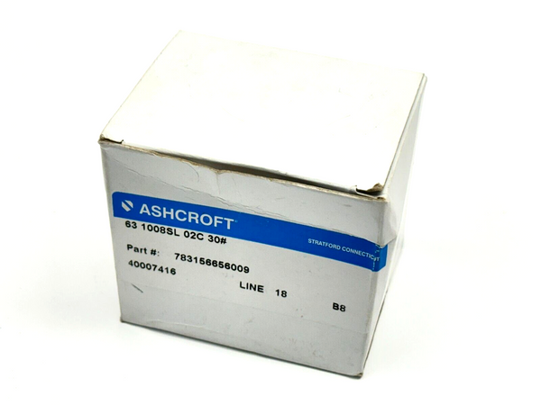 Ashcroft 783156656009 Pressure Gauge 0-30PSI - Maverick Industrial Sales