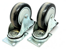 Superior Casters 4" S.C. Swivel Locking Caster Wheels LOT OF 2 - Maverick Industrial Sales