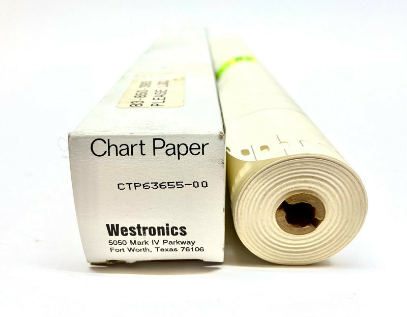 Westronics CTP63655 Chart Paper 12-3/8" x 100 FT Roll Blank Chart - Maverick Industrial Sales