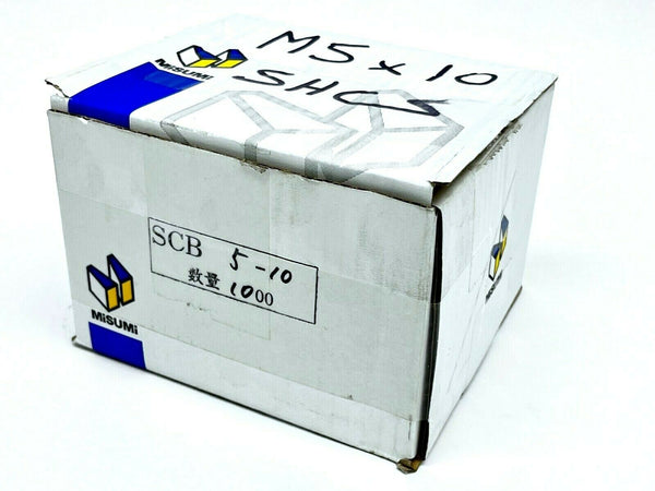 Misumi SCB5-10 Hex Socket Head Cap Screws SS M5 10mm Length A2-70 LOT OF 900 - Maverick Industrial Sales