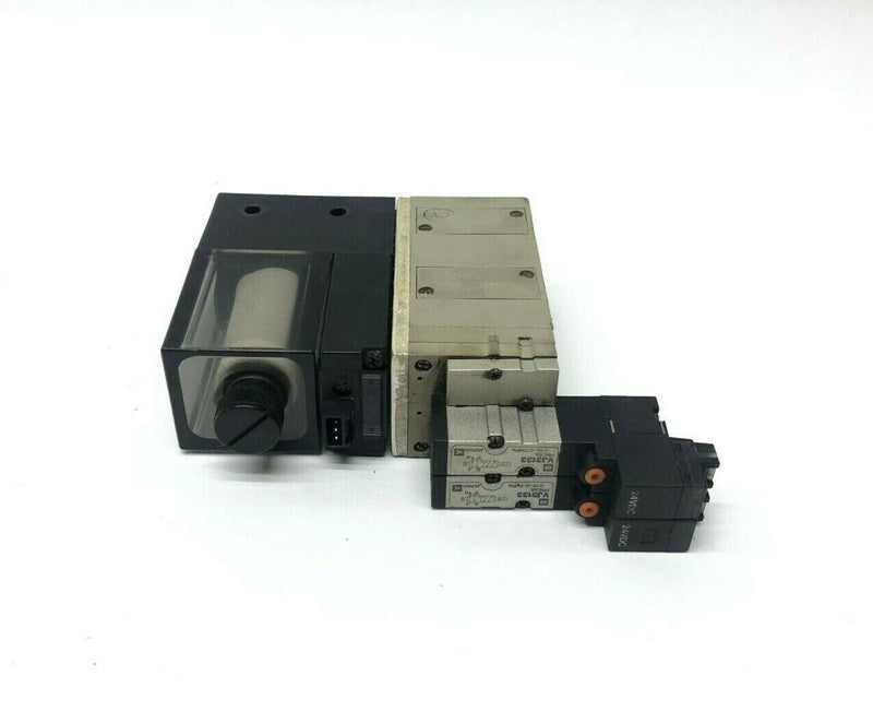 SMC ZSE2-0R-15 Pneumatic Vacuum Switch & VJ3133 Solenoid Valve Assembly - Maverick Industrial Sales