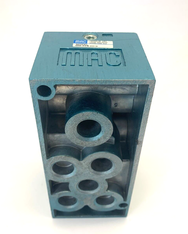 MAC MM-A2B-2319 Pneumatic Manifold 1/2" NPFT Ports W/O GASKET - Maverick Industrial Sales