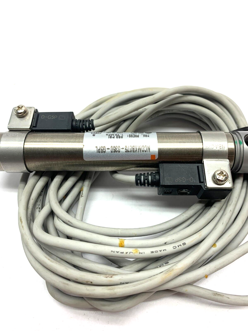 SMC NCDMKB075-0350-G5PL Non Rotating Air Cylinder 250psi - Maverick Industrial Sales