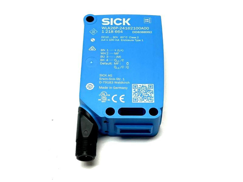 SICK WLA26P-24162100A00 Compact Photoelectric Sensor 1218664 - Maverick Industrial Sales
