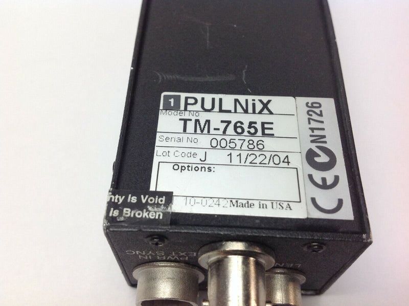 Pulnix TM-765E CCD Camera Monochrome - Maverick Industrial Sales