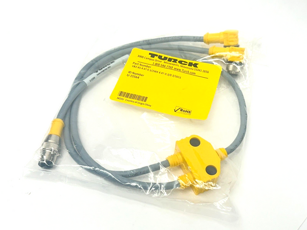 Turck VB2-RS 4.4T-0.3/2WK 4.4T-0.3/0.3/S651 Cordset U-15564 - Maverick Industrial Sales