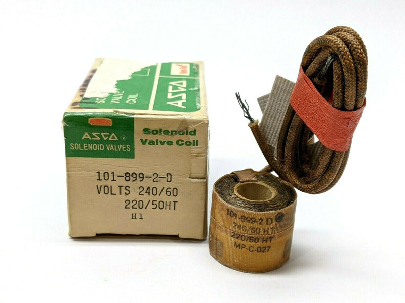 Asco 101-899-2-D Solenoid Valve Coil 240/60 220/50 HT Red-Hat - Maverick Industrial Sales