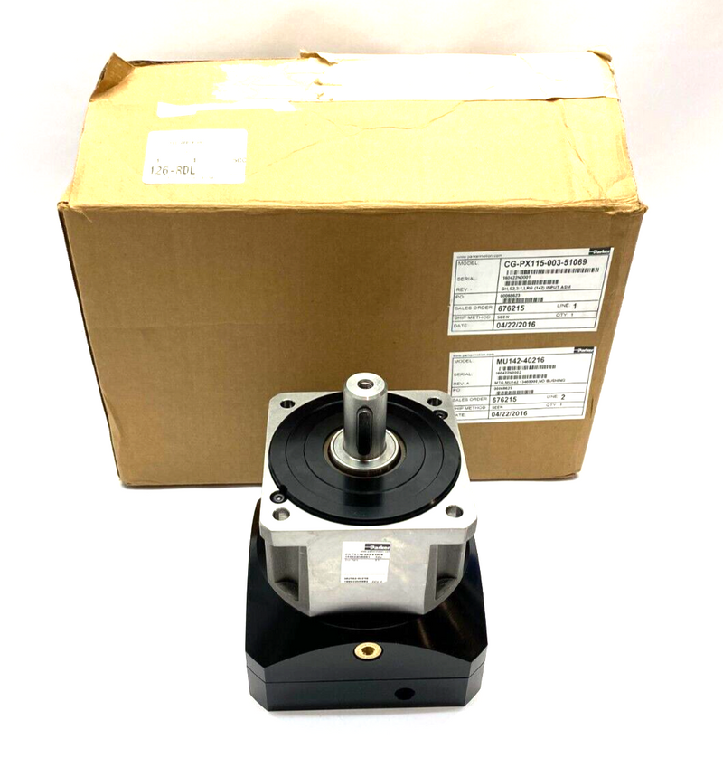 Parker CG-PX115-003-51069 MU142-40216 Inline Helical Planetary Gearhead 3:1 - Maverick Industrial Sales