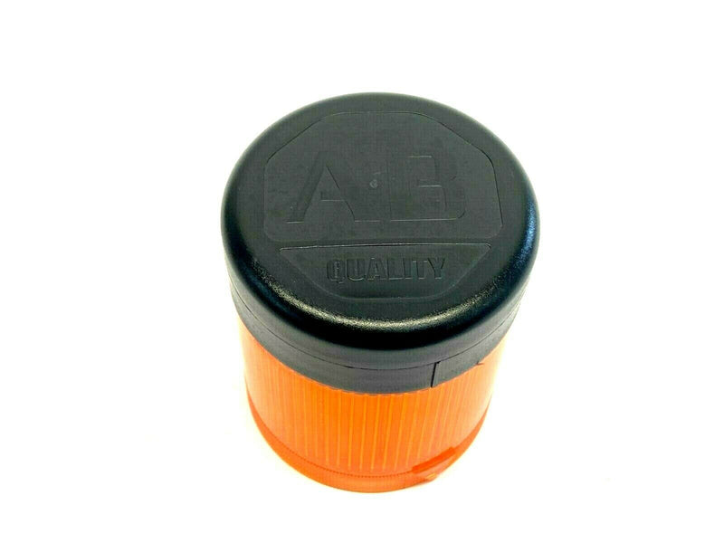 Allen Bradley 855T-B24DN5 Ser B Steady Incandescent Stack Light Amber w/ Lid - Maverick Industrial Sales