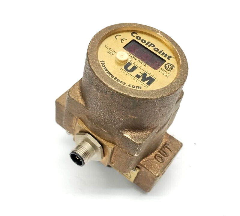 Universal Flow Monitors CP-1/2 CoolPoint Vortex Shedding Flowmeter 1/2" NPT - Maverick Industrial Sales