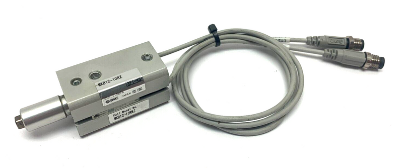 SMC MKB12-10RZ Rotary Clamp Cylinder w/ 2x SMC D-M9PW Proximity Switch Sensor - Maverick Industrial Sales