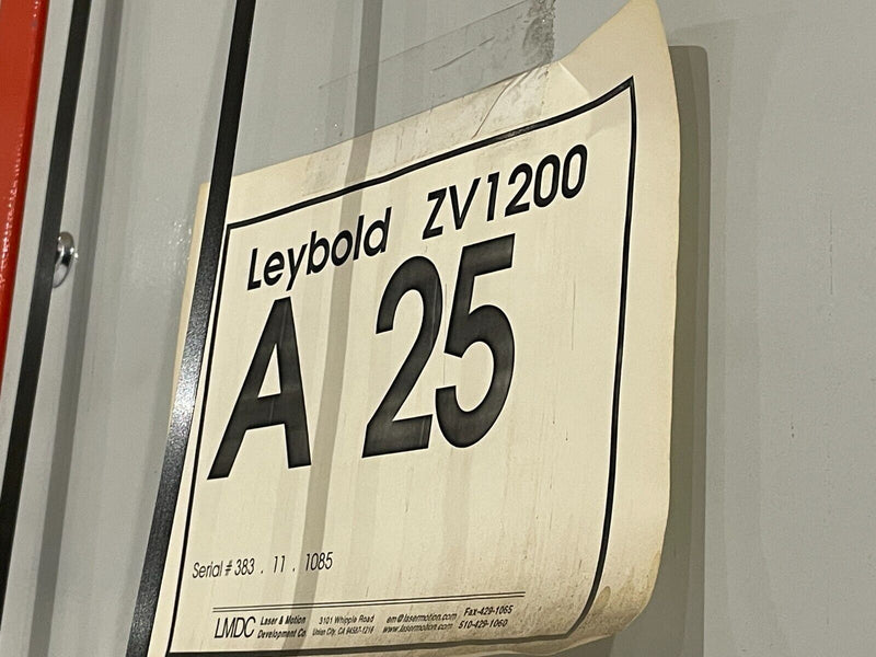 Leybold-Heraeus LV1200 Modular Enclosure 32" x 22.5" x 84" - Maverick Industrial Sales