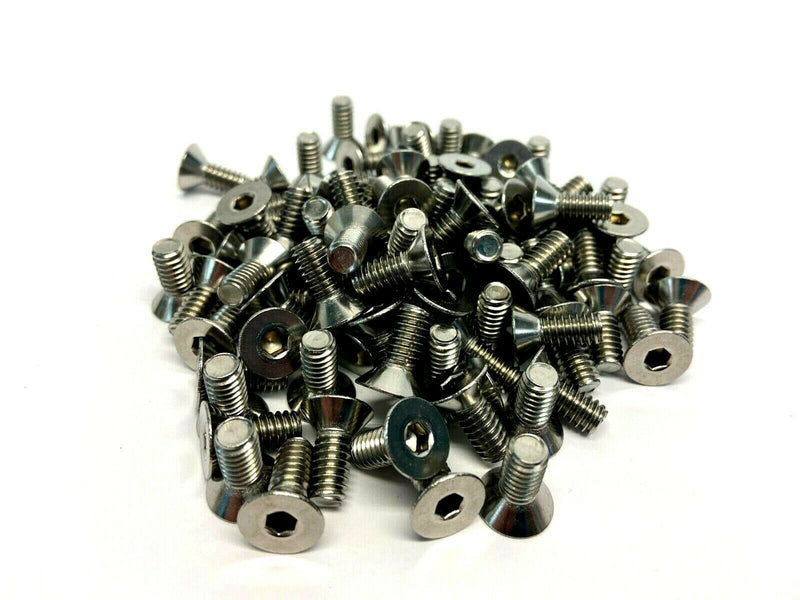 Flat Head Socket Cap Screw 18-8 Stainless Steel 1/4"-20 x 5/8" LOT OF 280 - Maverick Industrial Sales