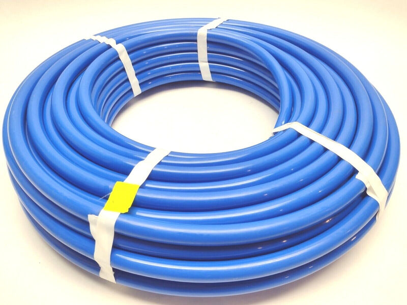 11/32" ID, 1/2" OD, Hard Blue Opaque Nylon Tubing for Air and Water 100FT - Maverick Industrial Sales