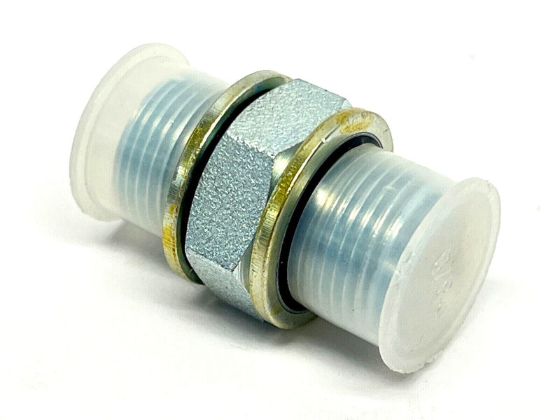 4936K216 High-Pressure Threaded Fitting 3/8 BSPP Male x 3/8 BSPP Male Adapter - Maverick Industrial Sales