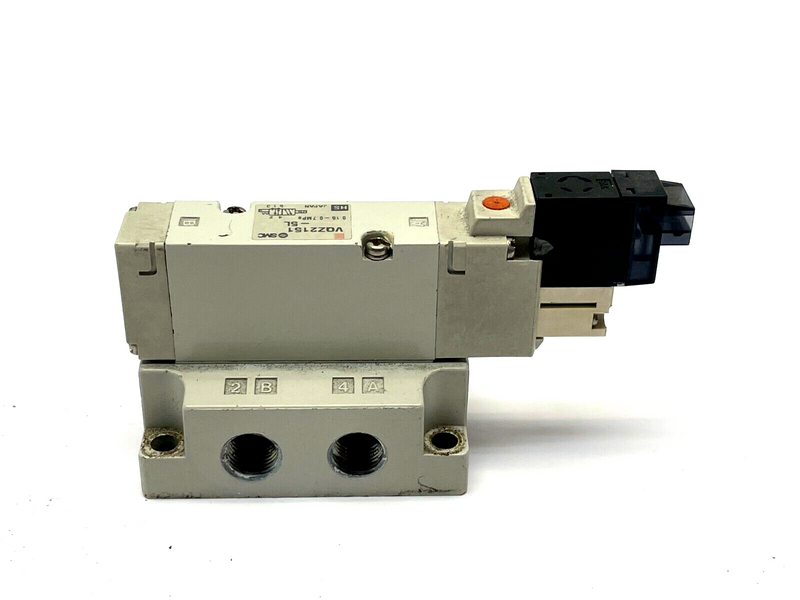 SMC VQZ2151-5L Solenoid Valve w/ VQZ2000 Subplate - Maverick Industrial Sales