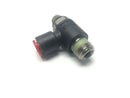 SMC AS2210-F02 Flow Controller Elbow w/One Touch 1/4"NPT to 8mm Tube  LOT OF 2 - Maverick Industrial Sales