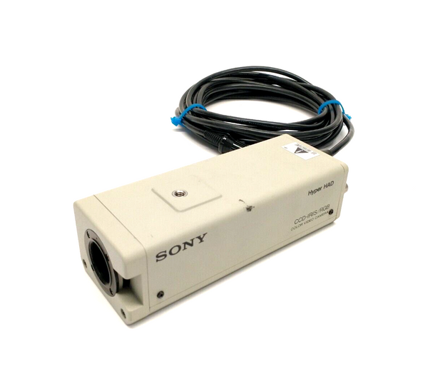 Sony DXC-151A Hyper HAD CCD-IRIS/RGB Color Video Camera & Cable - Maverick Industrial Sales