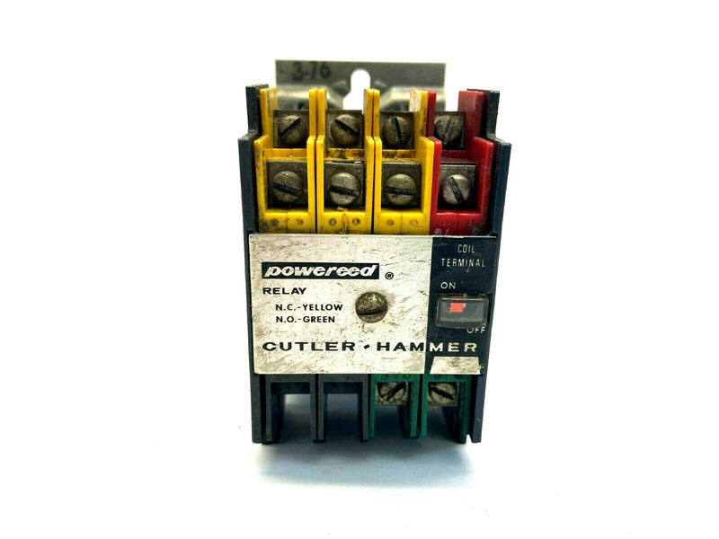 Cutler-Hammer D40RB Powereed Relay 3 x D40RPB N.C. Yellow 2 x D40RPA N.O. Green - Maverick Industrial Sales