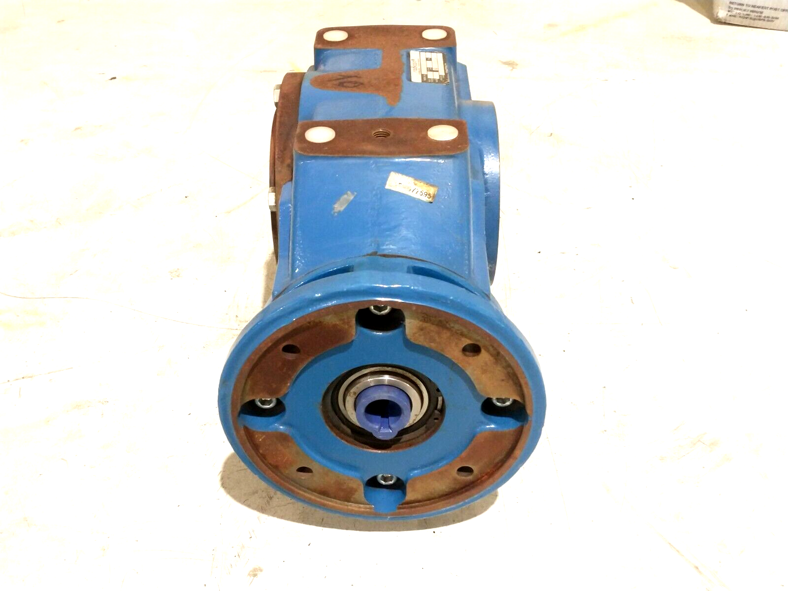 Radicon C072180.TAAT1 Helical Worm Gearbox Gear Reducer 80:1 BHQ6764-2 - Maverick Industrial Sales