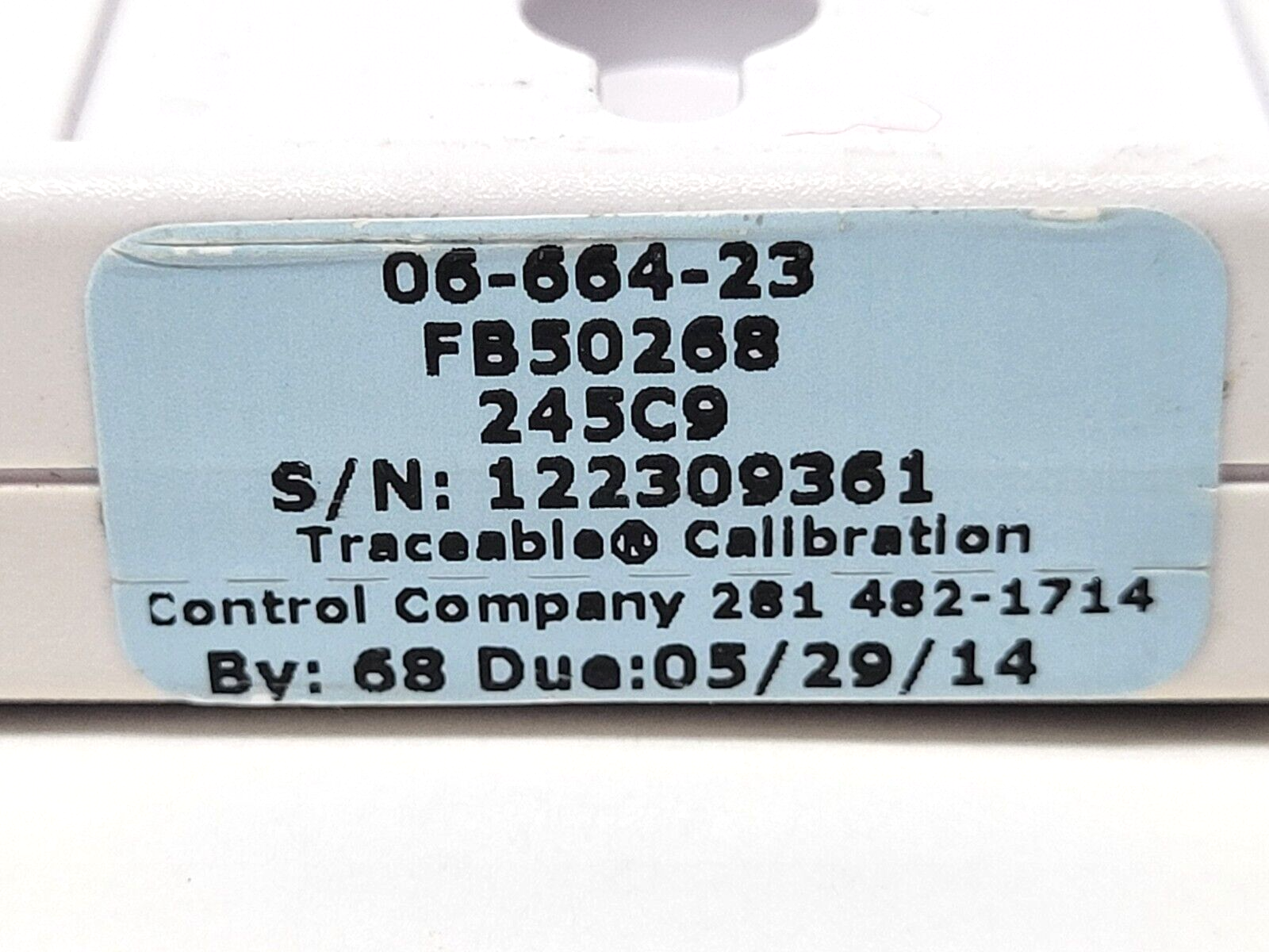Fisher Scientific 06-664-23 Traceable Vaccine Freezer Thermometer NO BATTERY - Maverick Industrial Sales