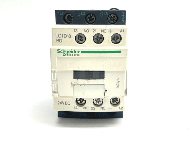 Schneider LC1D18BD TeSys Deca IEC Contactor 10HP at 480VAC 18A - Maverick Industrial Sales