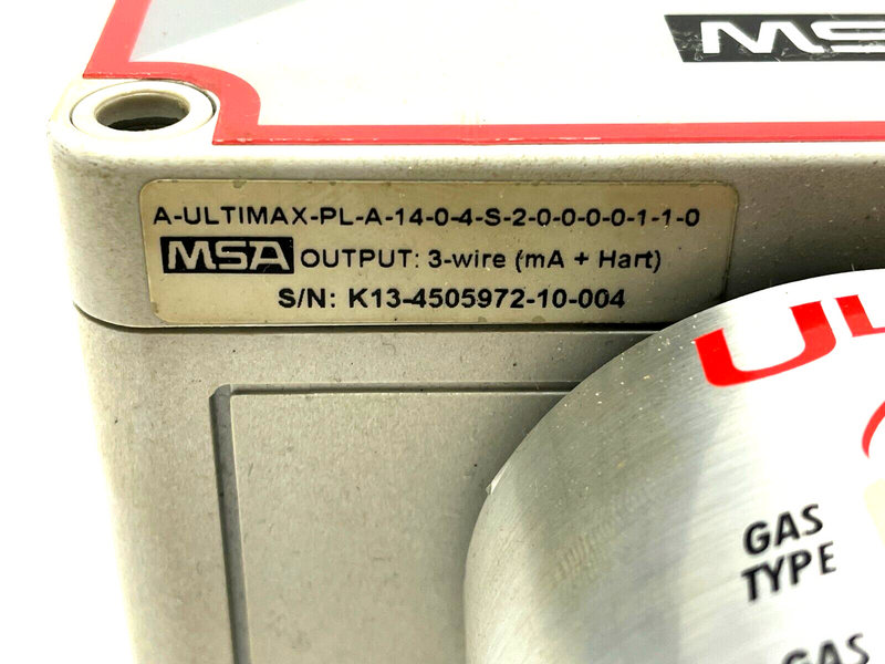 MSA A-ULTIMAX-PL-A-14-0-4-S-2-0-0-0-0-1-1-0 Ultima XA Gas Monitor - Maverick Industrial Sales