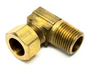 5/8" OD Compression Tube x 1/2" Male NPT 90 Degree Elbow Brass - Maverick Industrial Sales